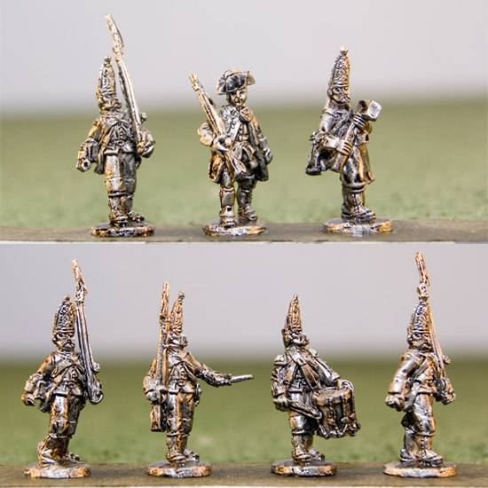 Hessian Grenadiers with command